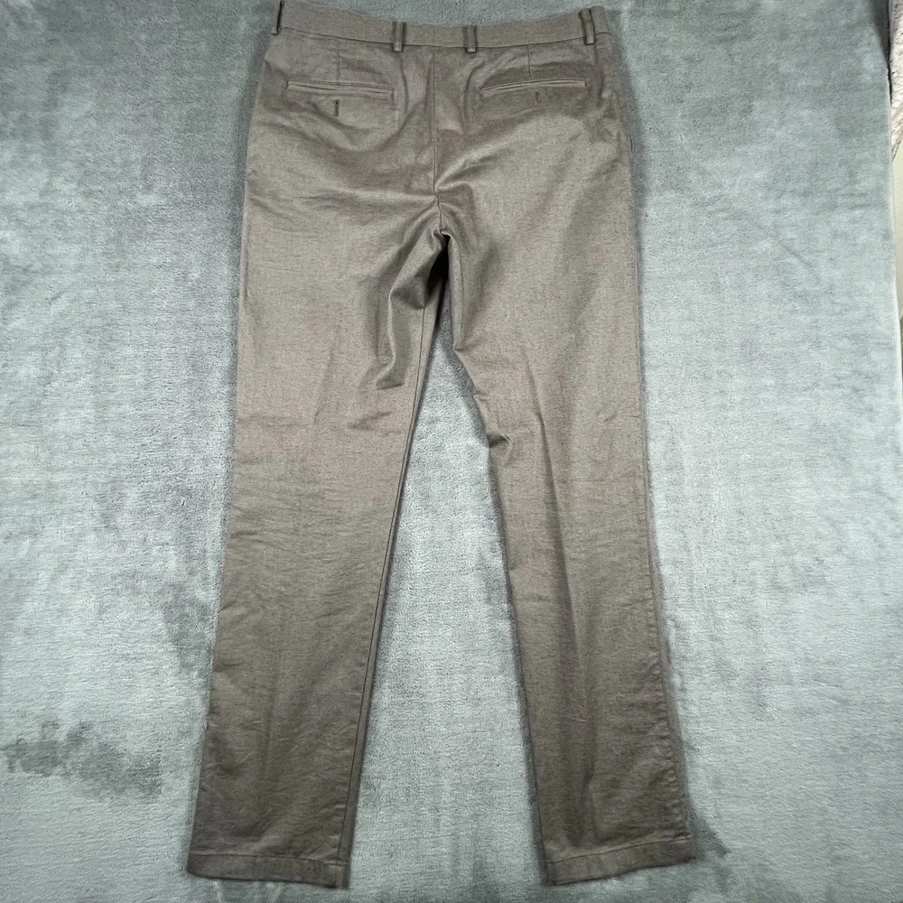 Charles Tyrwhitt Pants Mens 34x34 Light Brown Straight Leg Cotton Stretch Chinos